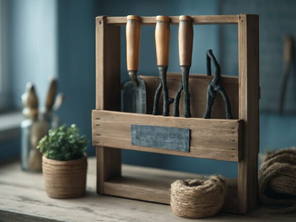 Gartenwerkzeug Aufbewahrung DIY in 6 Schritten