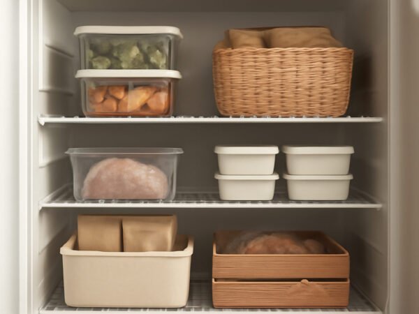 Gefrierschrank zum Jahresende Leeren und ordnen