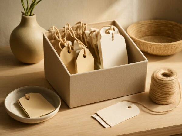 Geschenkanhänger und schleifen sortieren