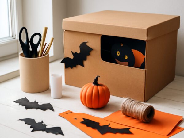 Halloween basteln Dekoration aufbewahren ohne Vorkenntnisse