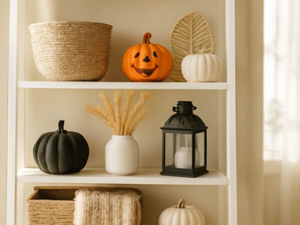Halloween basteln Dekoration sortieren und lagern
