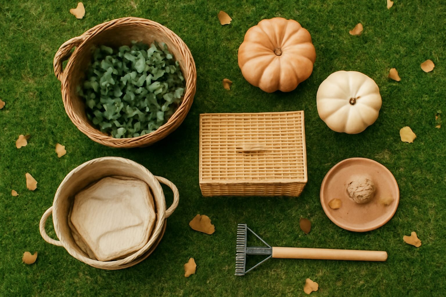 Herbstdeko für draußen organisieren ohne Vorkenntnisse