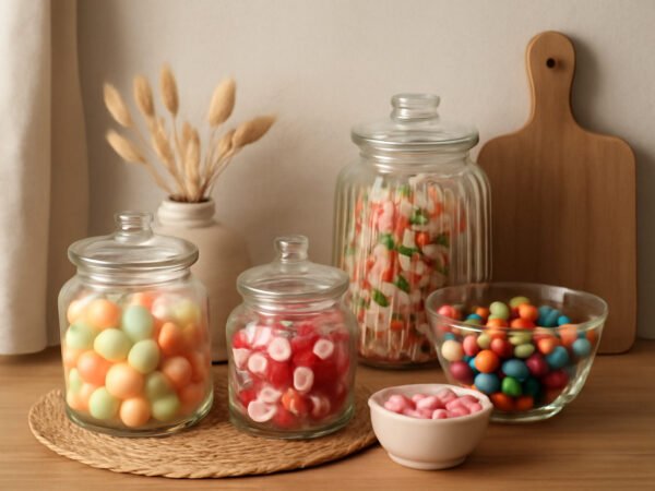 Kinder Süßigkeiten nach Halloween Portionieren