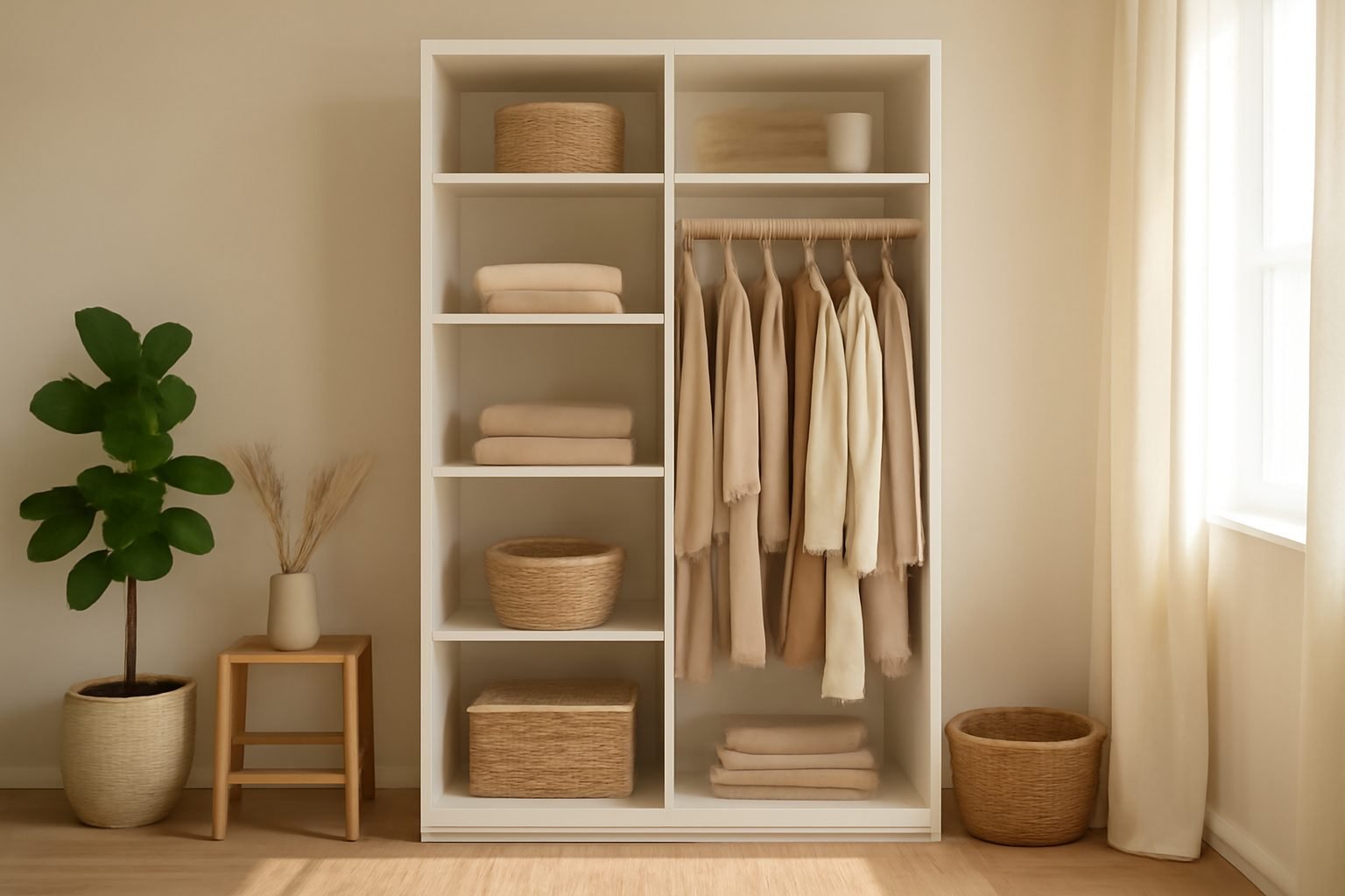 So schaffst du Ordnung im Kleiderschrank