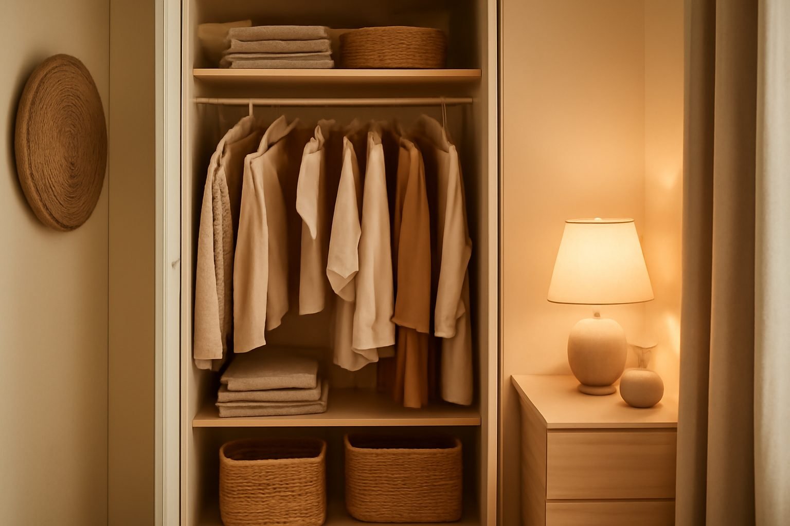 So schaffst du Ordnung im kleinen Kleiderschrank