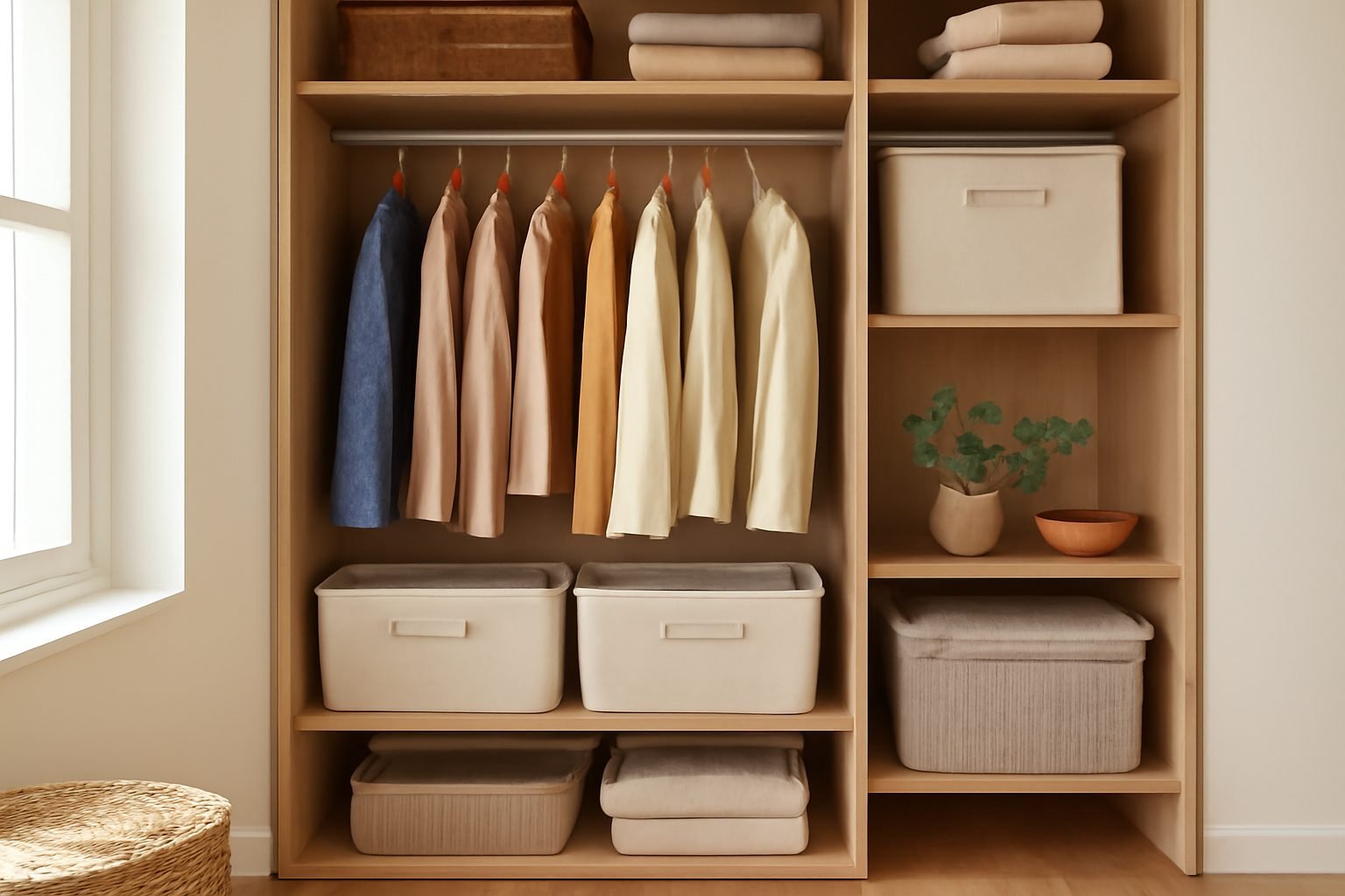 So bringst du Ordnung in deinen Kleiderschrank