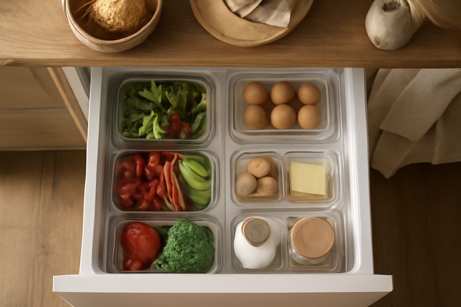 So bringst du Ordnung in deinen Kühlschrank