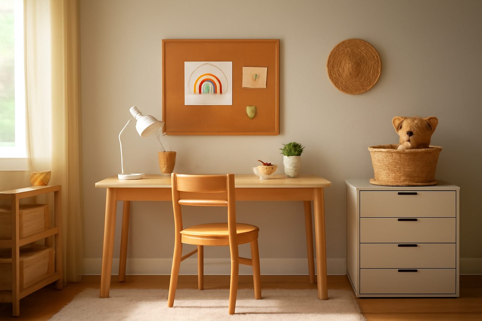 Höhenverstellbarer Schreibtisch weiß 120 cm