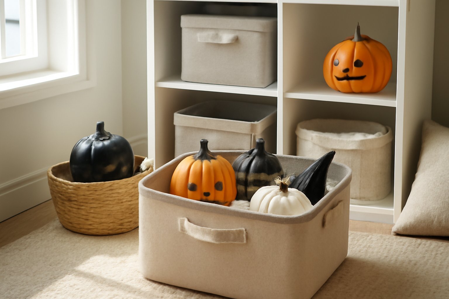 So bewahrst du deine Halloween-Deko clever auf
