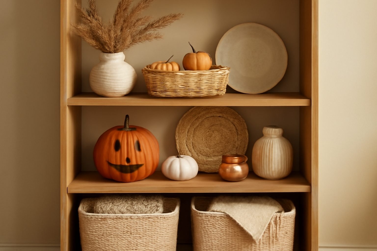 Material für Halloween Spiele Übersichtlich verstauen