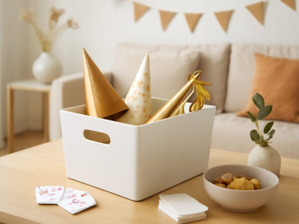 Material für Silvester Partyspiele vorbereiten