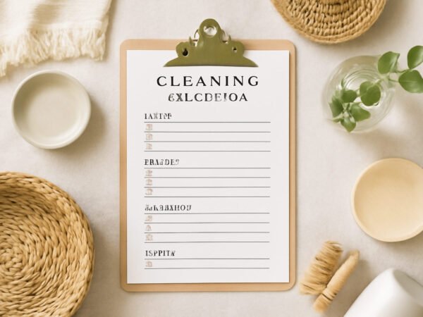 Putzplan Blanko Vorlage: Checkliste zum Ausdrucken