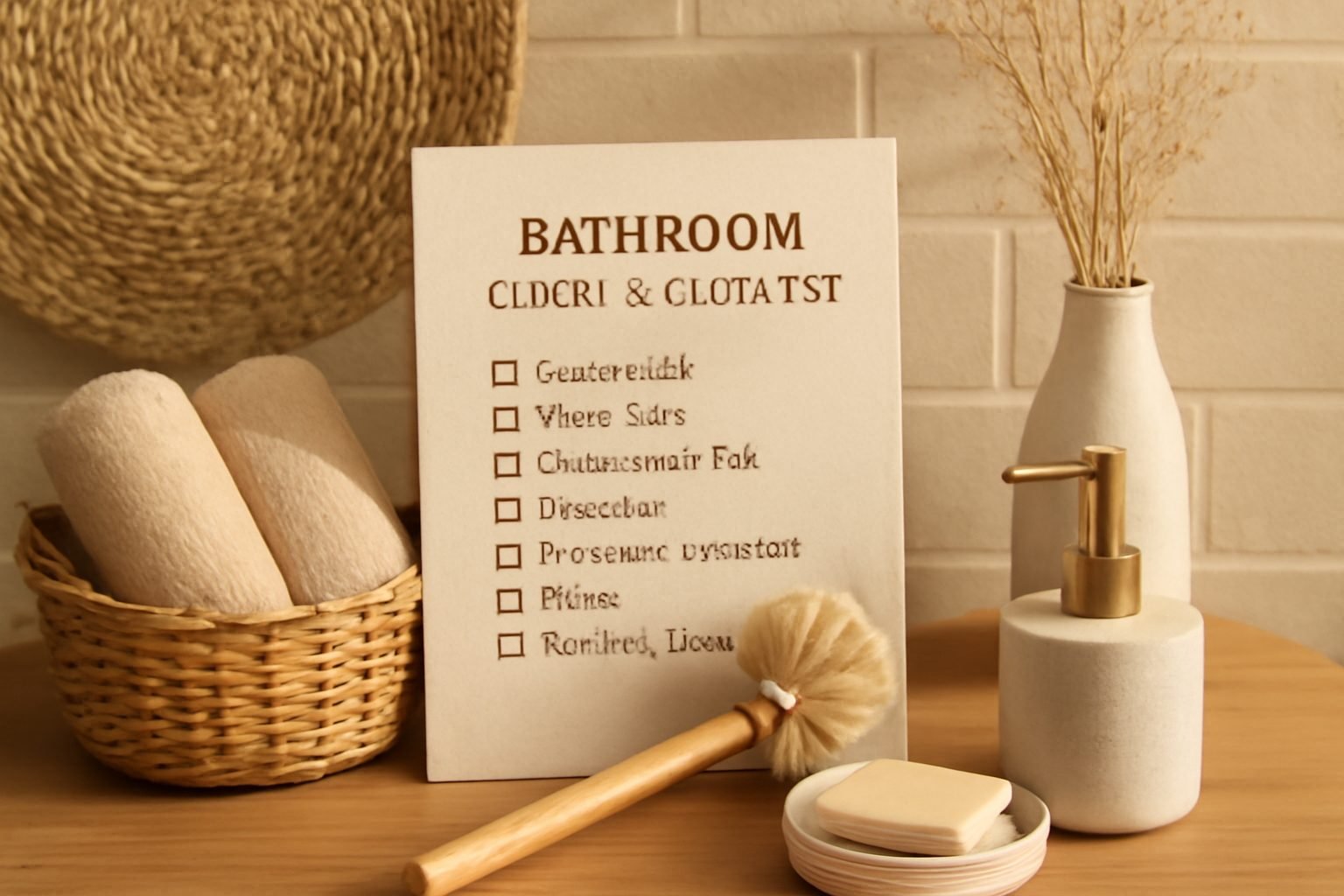 Putzplan fürs Badezimmer: die Checkliste zum Abhaken