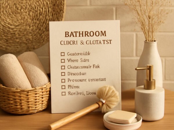 Putzplan fürs Badezimmer: die Checkliste zum Abhaken