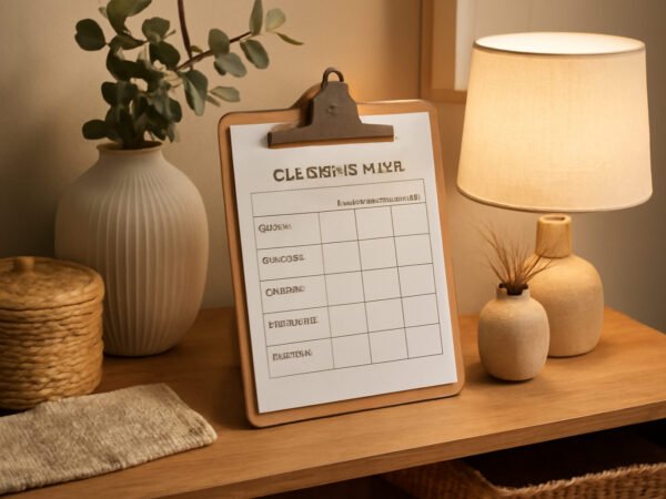 Putzplan in Beziehung: Checkliste zum Ausdrucken