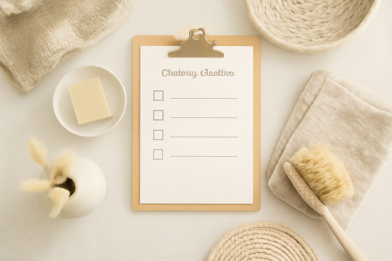 Putzplan in English: Checkliste zum Ausdrucken — Putzplan English: Checkliste