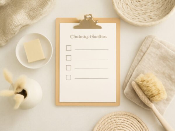 Putzplan in English: Checkliste zum Ausdrucken
