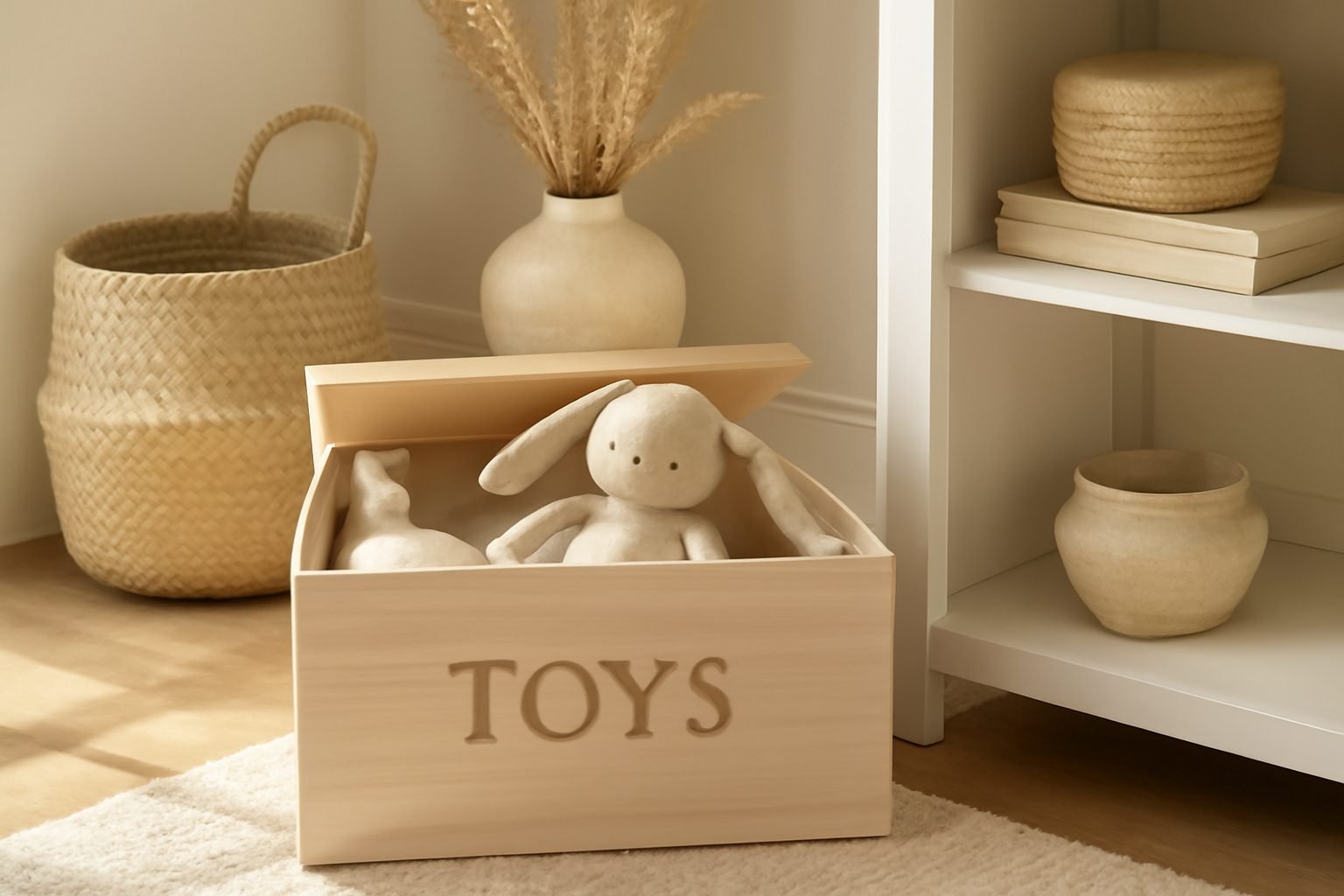 Verkleidungskiste im Kinderzimmer organisieren