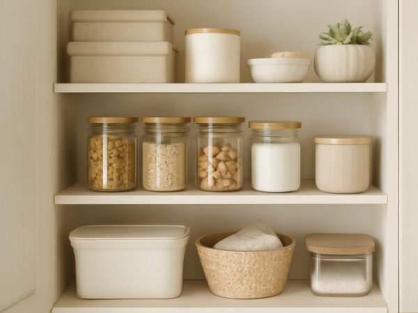 Vorratsdosen Schrank organisieren — so geht es richtig