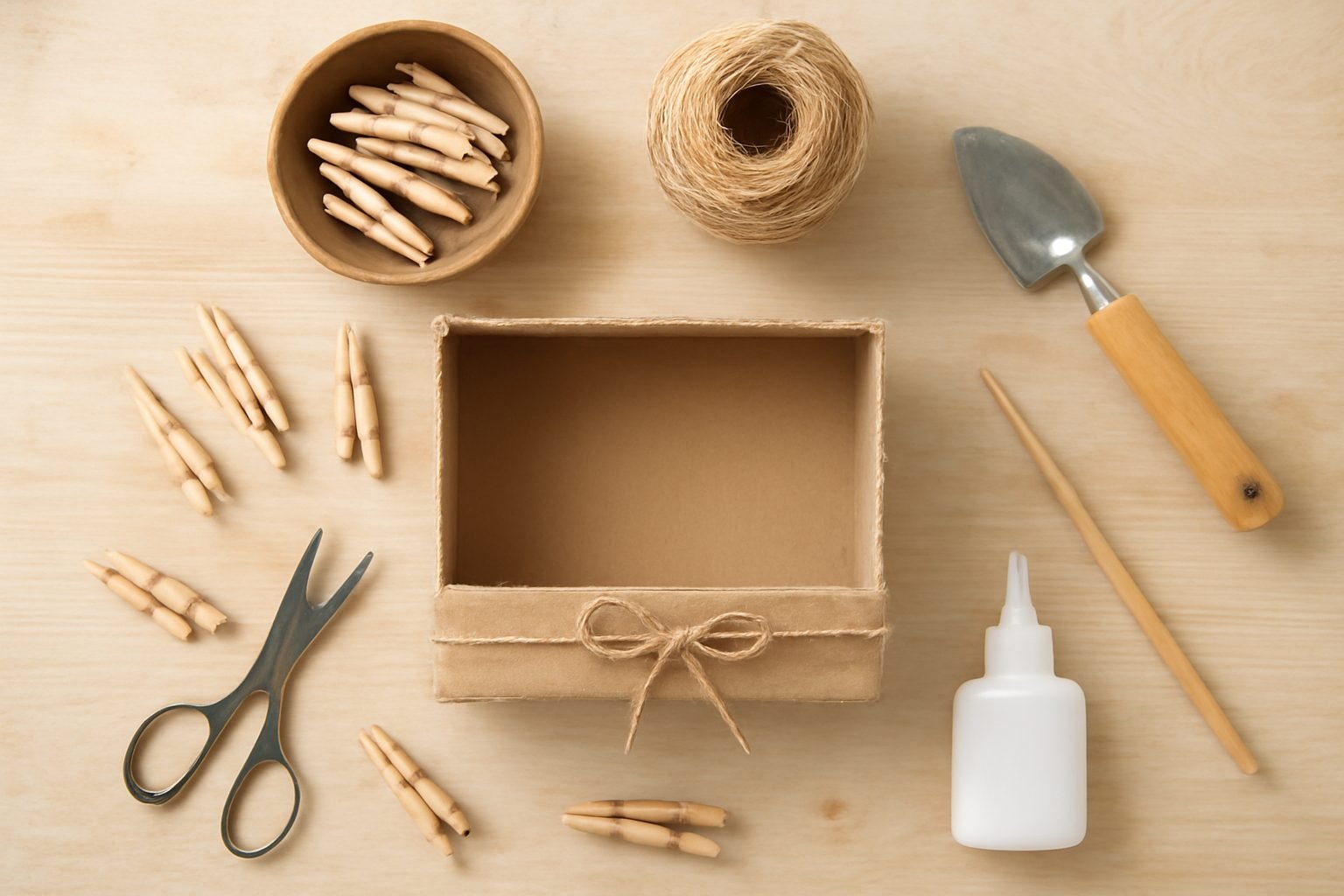 Wäscheklammern Aufbewahrung DIY: 6 Schritte zum Ergebnis