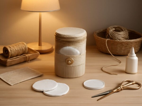 Wattepads Aufbewahrung DIY in 6 Schritten