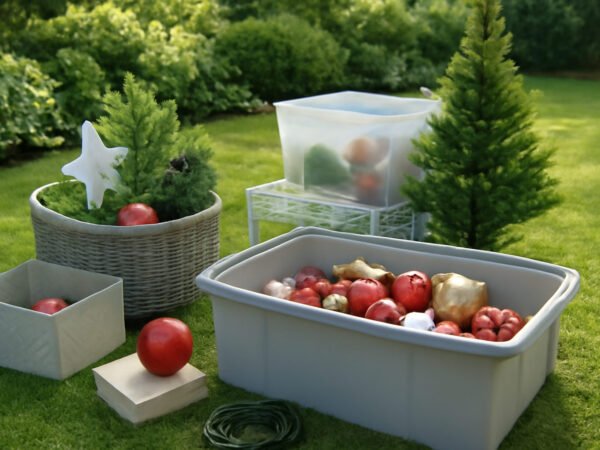 Weihnachtsdeko Outdoor sortieren und lagern in 6 Schritten