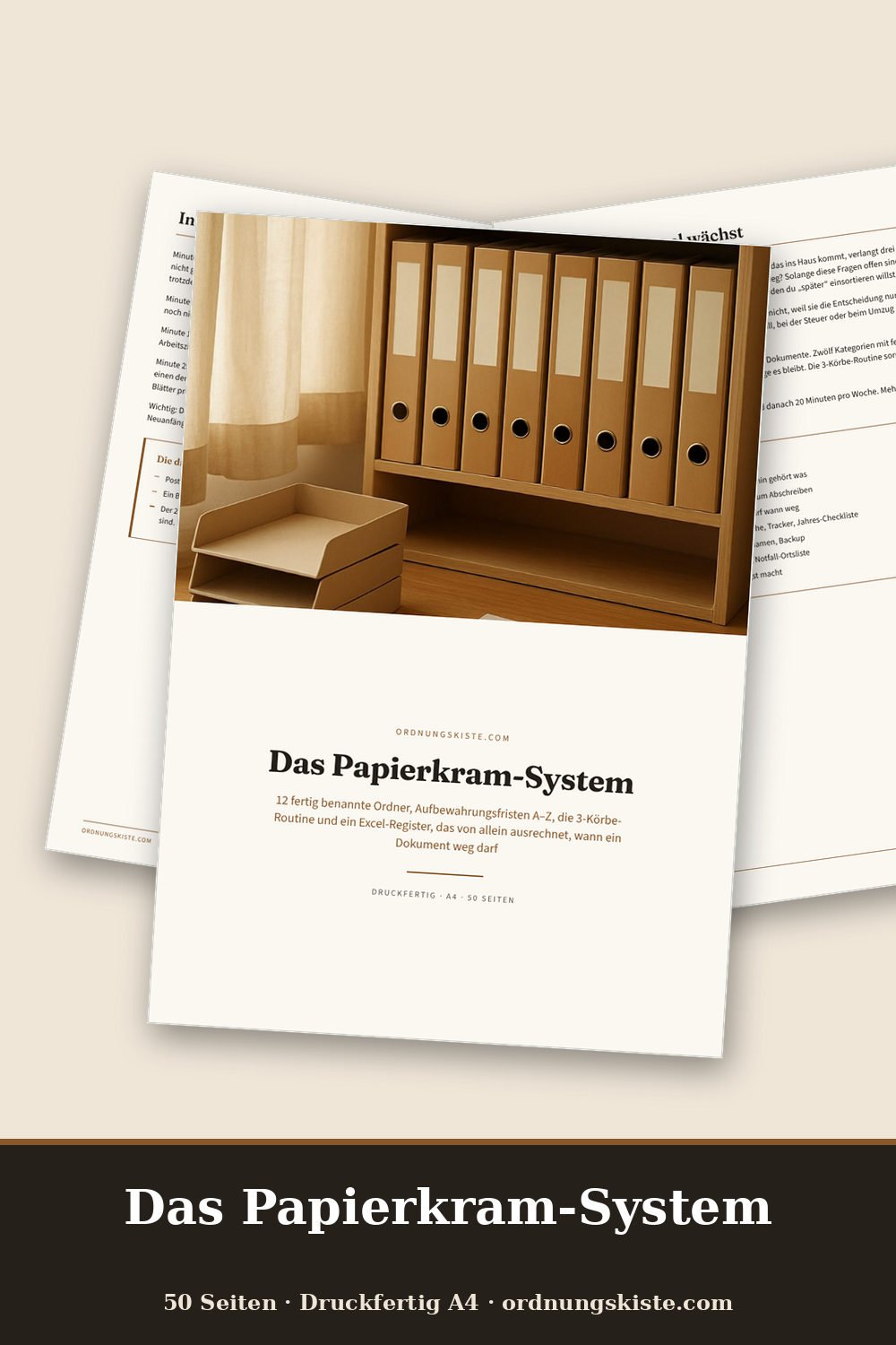 Das Papierkram-System – Vorschau Seite 1