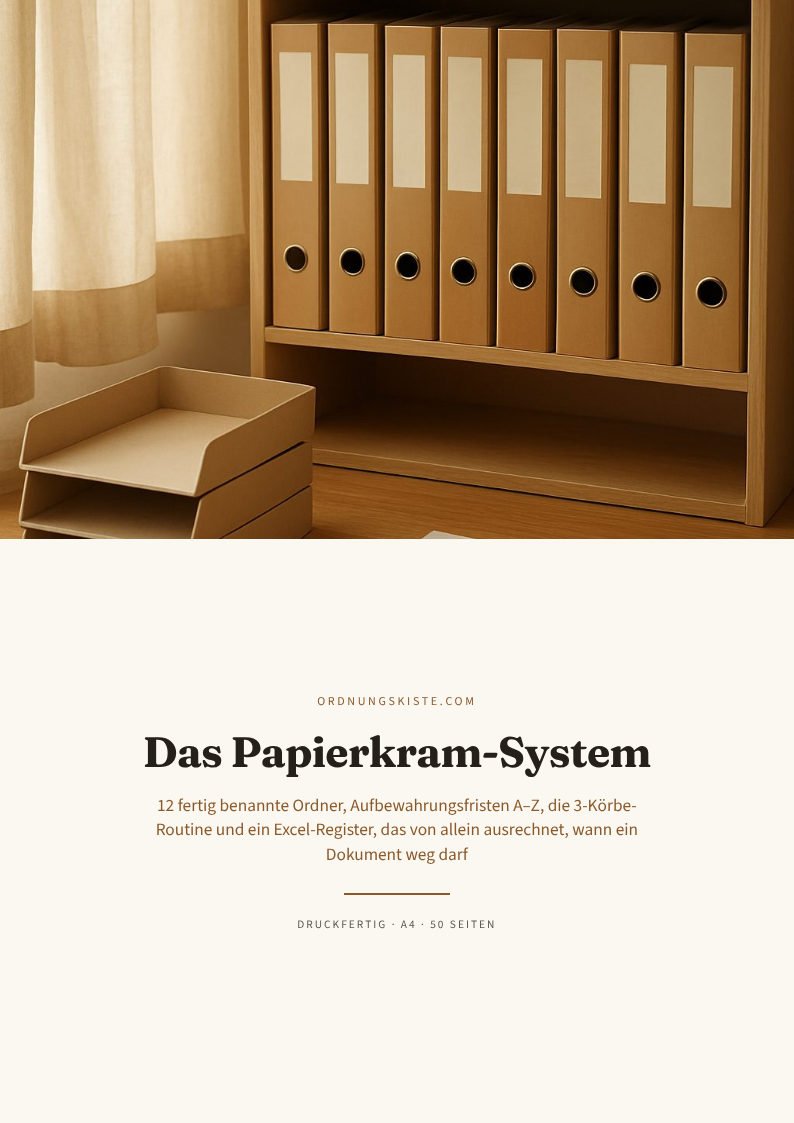 Das Papierkram-System – Vorschau Seite 2
