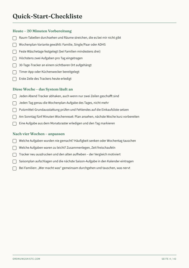 Das Putzplan-System – Vorschau Seite 5
