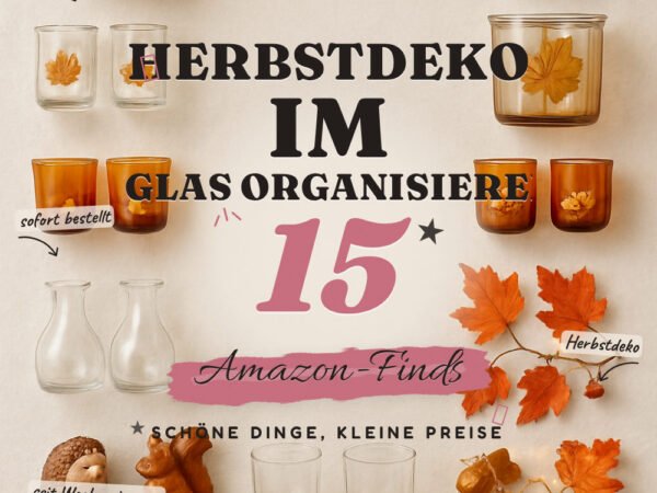 Herbstdeko im Glas organisieren: 15 Amazon-Finds, die sofort Freude machen
