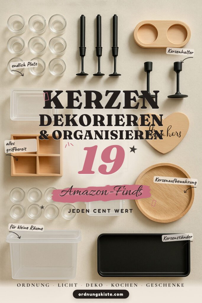Kerzen dekorieren & organisieren: 19 Amazon-Finds, ordentlich