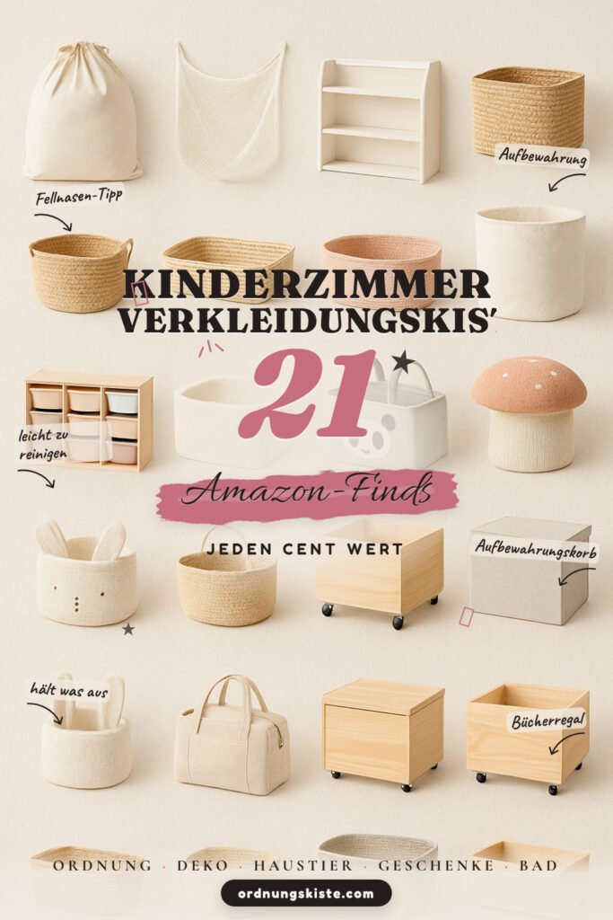 Kinderzimmer-Verkleidungskiste: 21 Amazon-Finds, für mehr Ordnung