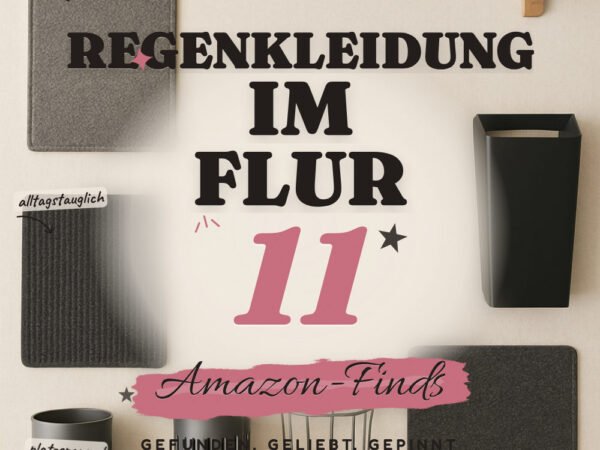 Regenkleidung im Flur: 11 Amazon-Finds, alles trocken
