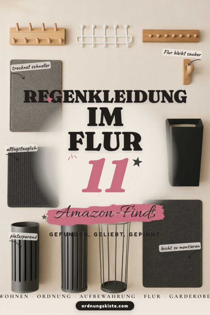 Regenkleidung im Flur: 11 Amazon-Finds, alles trocken