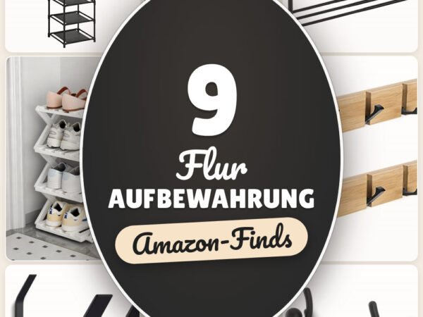 Flur Aufbewahrung: 9 Amazon-Finds, Ordnung im Eingang