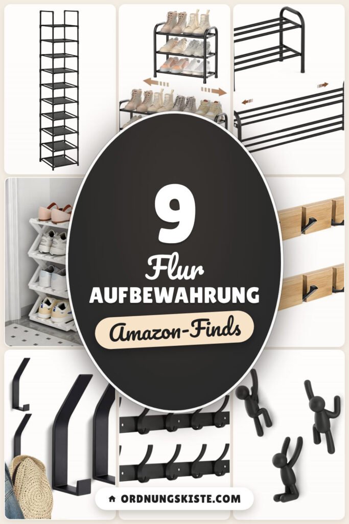 Flur Aufbewahrung: 9 Amazon-Finds, Ordnung im Eingang