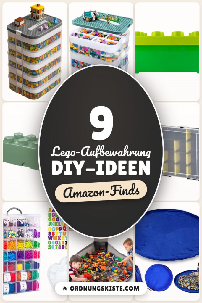 LEGO-Aufbewahrung DIY-Ideen: 9 Amazon-Finds, weniger Chaos