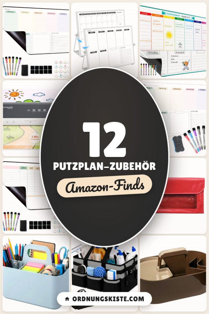 Putzplan-Zubehör: 12 Amazon-Finds, Ordnung beim Saubermachen