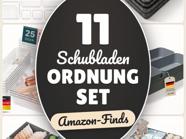 Schubladen Ordnung Set: 11 Amazon-Finds, alles schnell sortiert