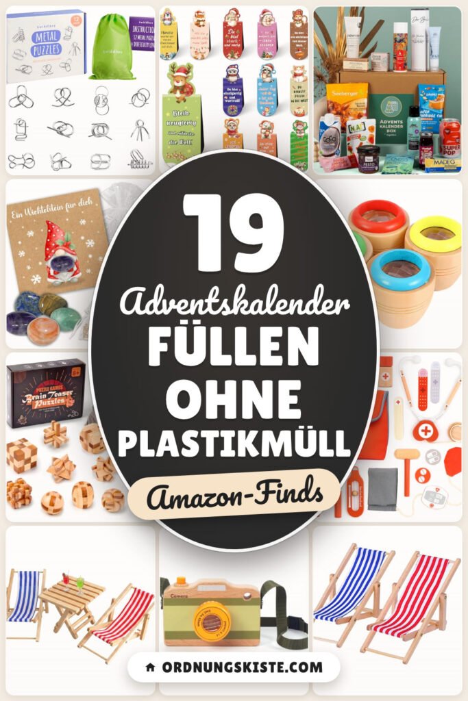 Adventskalender füllen ohne Plastikmüll: 19 Amazon-Finds, nachhaltig
