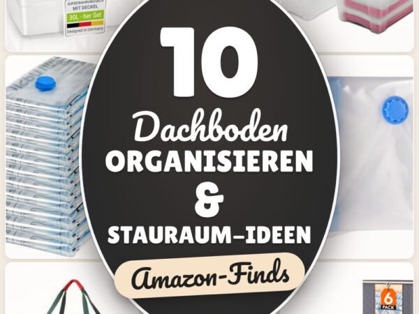 Dachboden organisieren & Stauraum-Ideen: 10 Amazon-Finds, mehr Platz