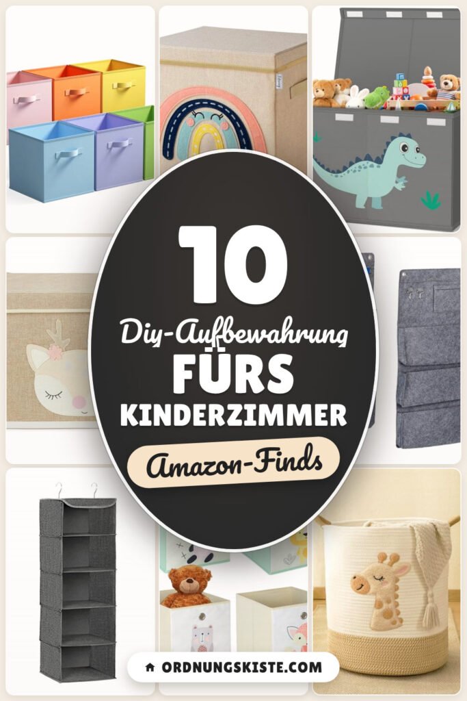 DIY-Aufbewahrung fürs Kinderzimmer: 10 Amazon-Finds, schnell ordnen