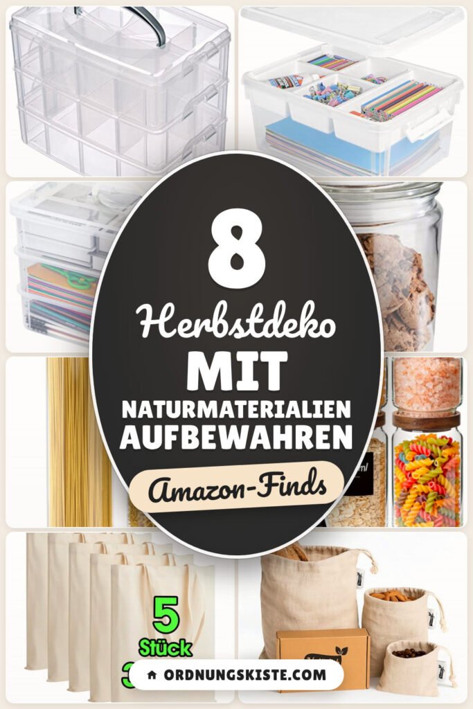 Herbstdeko mit Naturmaterialien aufbewahren: 8 Amazon-Finds