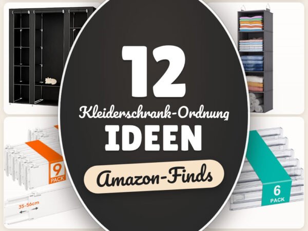 Kleiderschrank-Ordnung Ideen: 12 Amazon-Finds, mehr Platz