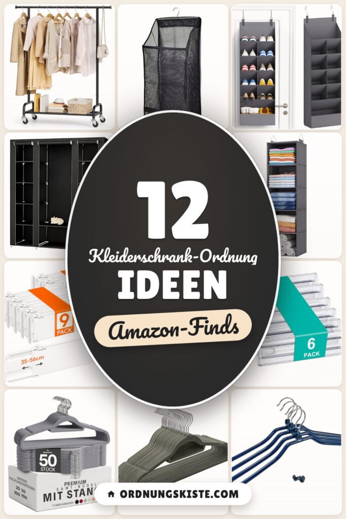 Kleiderschrank-Ordnung Ideen: 12 Amazon-Finds, mehr Platz