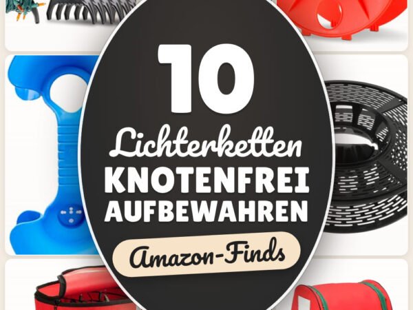 Lichterketten knotenfrei aufbewahren: 10 Amazon-Finds