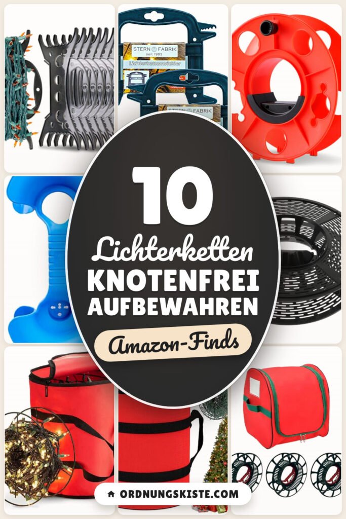 Lichterketten knotenfrei aufbewahren: 10 Amazon-Finds