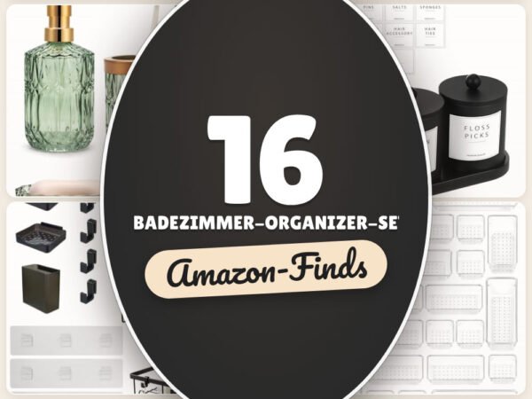 Badezimmer-Organizer-Set: 16 Amazon-Finds, mehr Platz im Bad