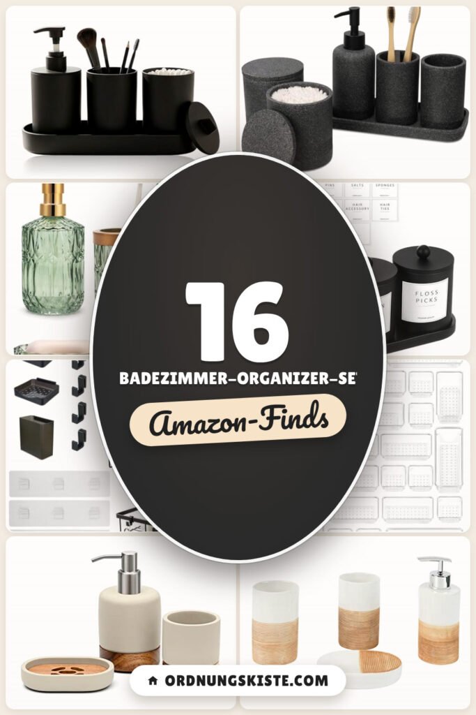 Badezimmer-Organizer-Set: 16 Amazon-Finds, mehr Platz im Bad
