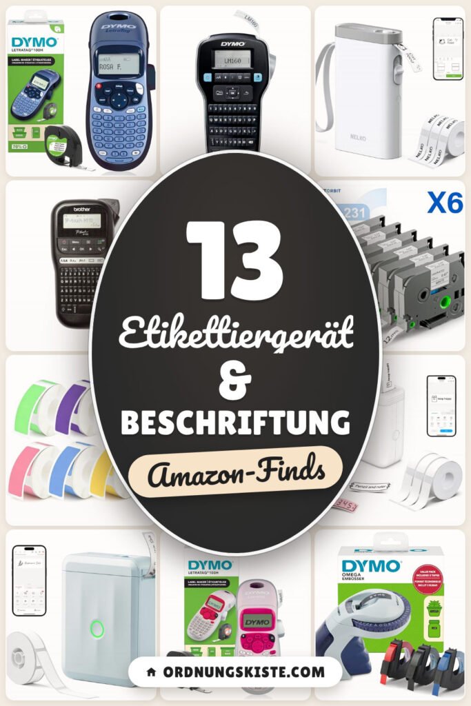 Etikettiergerät & Beschriftung: 13 Amazon-Finds, alles ordentlich
